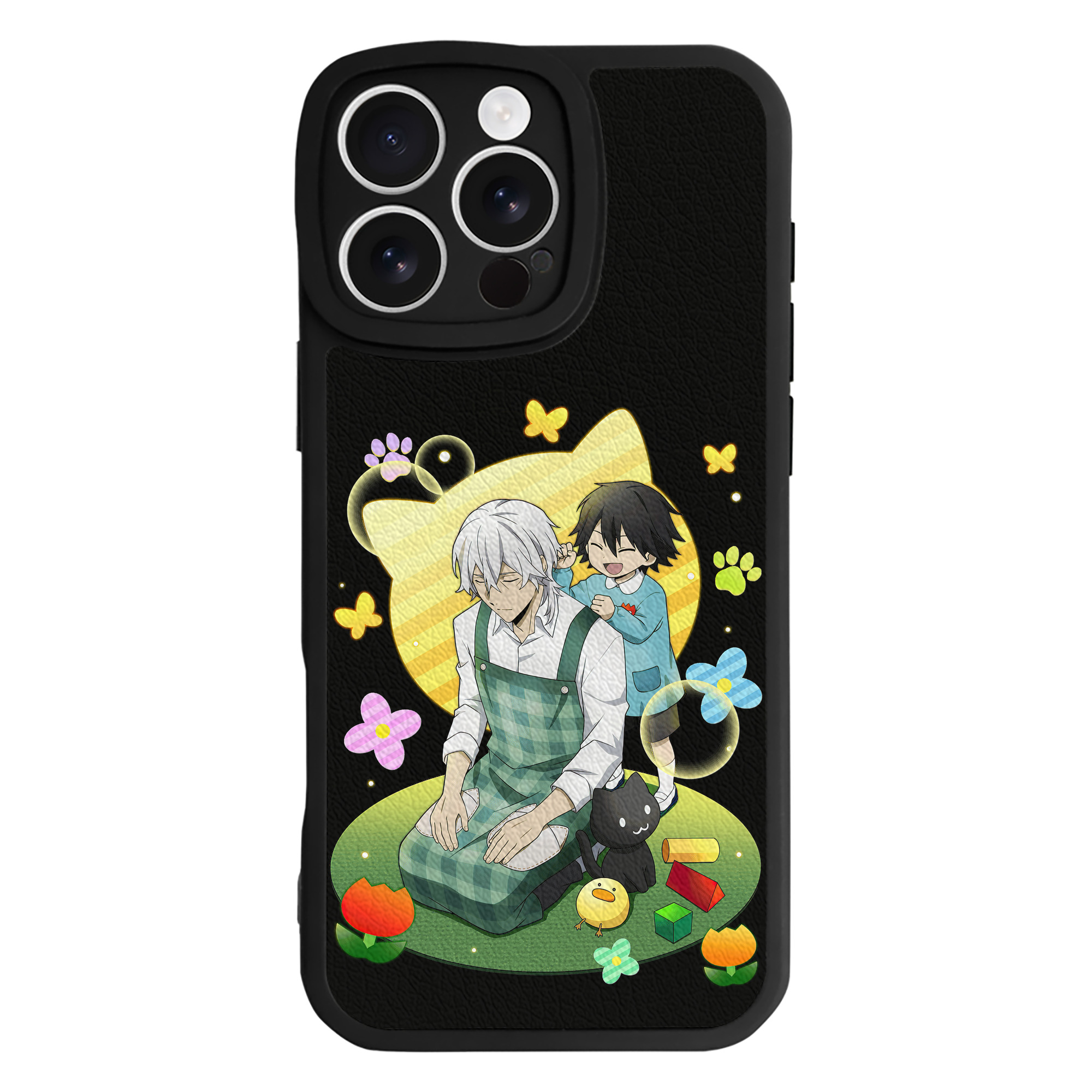 （画像用） 文豪ストレイドッグス Bungo Stray Dogs 【iPhone 16シリーズ対応】シリコンスマホケース（レザー調） 材質：シリコン